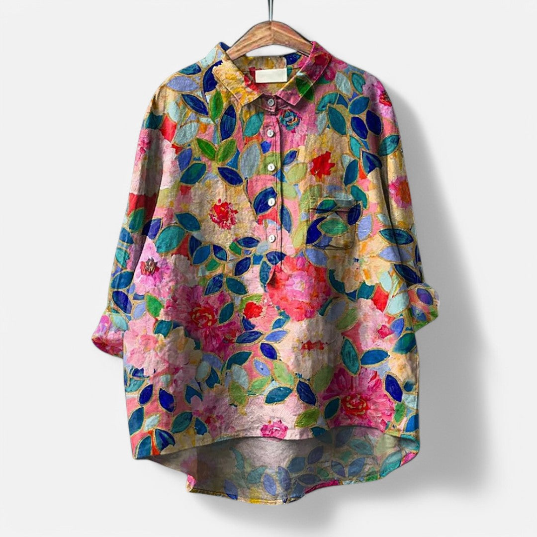 Vive™ | Blouse tendance et moderne avec des impressions artistiques