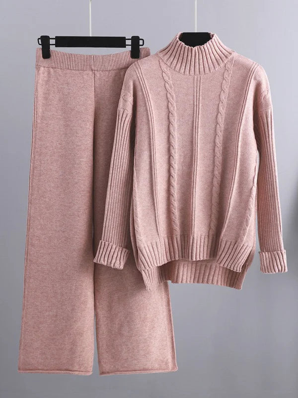 Vive Couture | Ensemble deux pièces Lounge en tricot torsadé