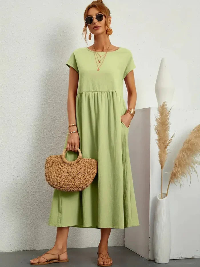 Greta™ | Robe élégante en lin