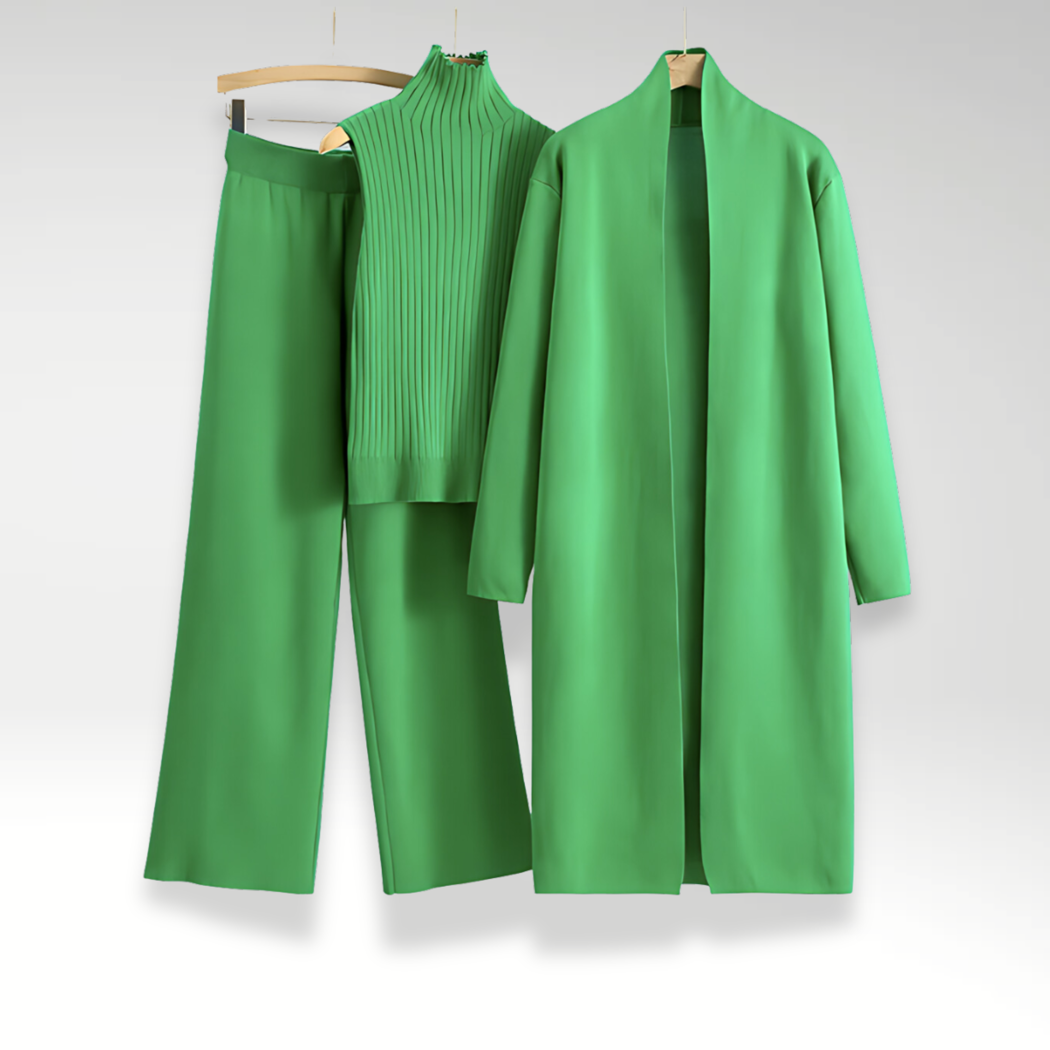 Vive Couture | Ensemble trois pièces en maille Luxe