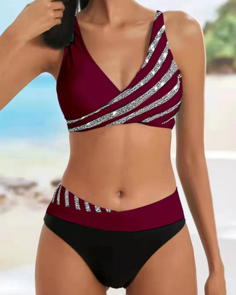 Mona - Maillot de bain chaud avec imprimé