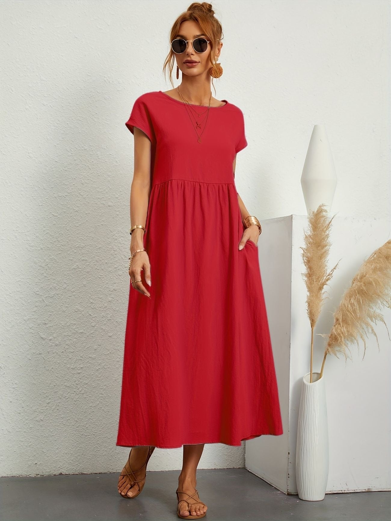 Greta™ | Robe élégante en lin