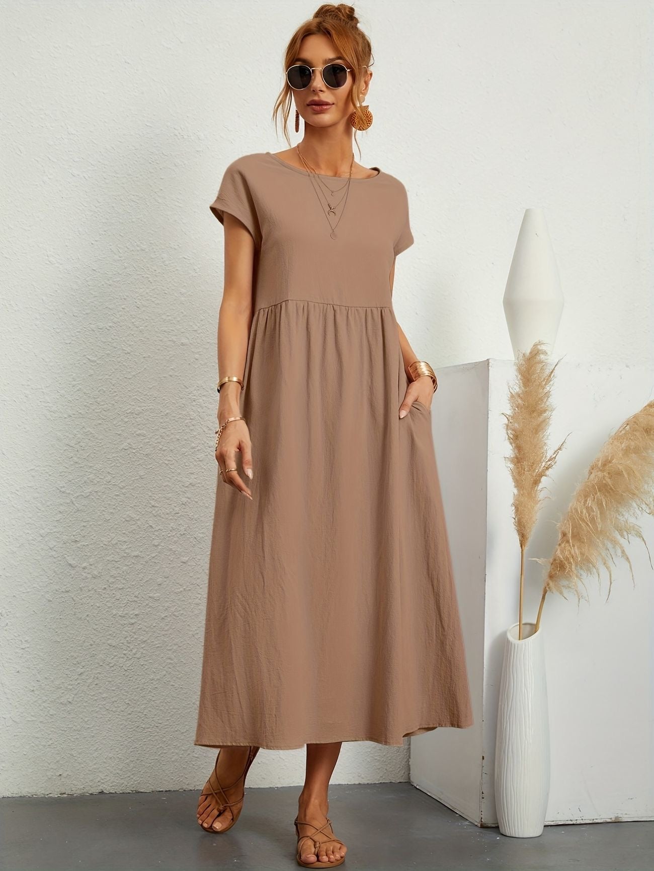 Greta™ | Robe élégante en lin