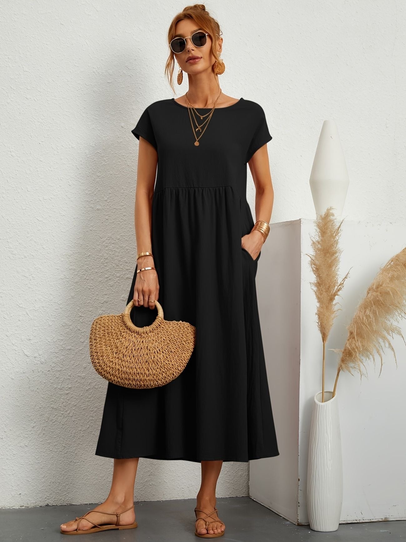 Greta™ | Robe élégante en lin