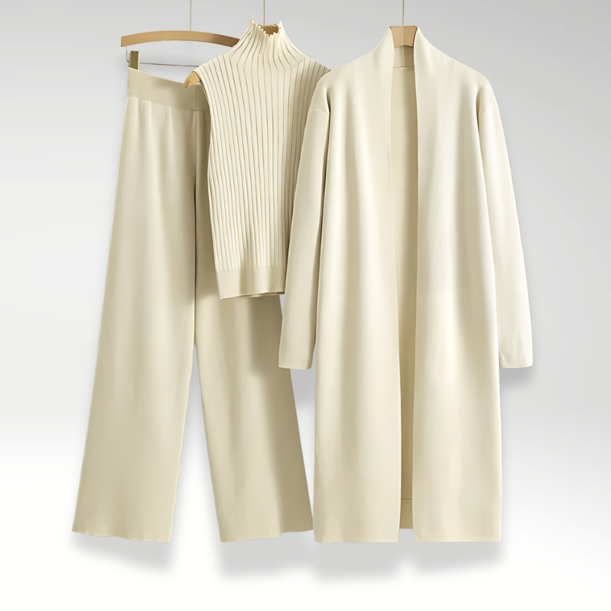 Vive Couture | Ensemble trois pièces en maille Luxe