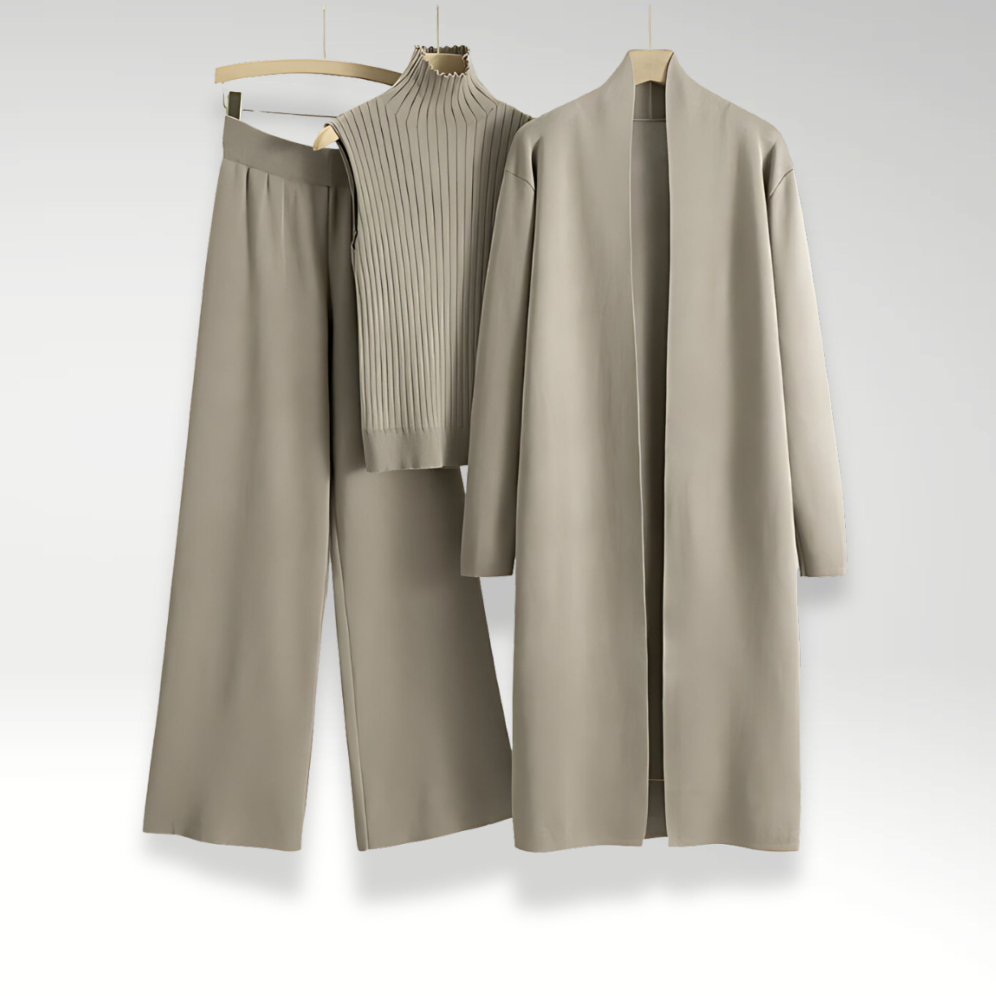 Vive Couture | Ensemble trois pièces en maille Luxe