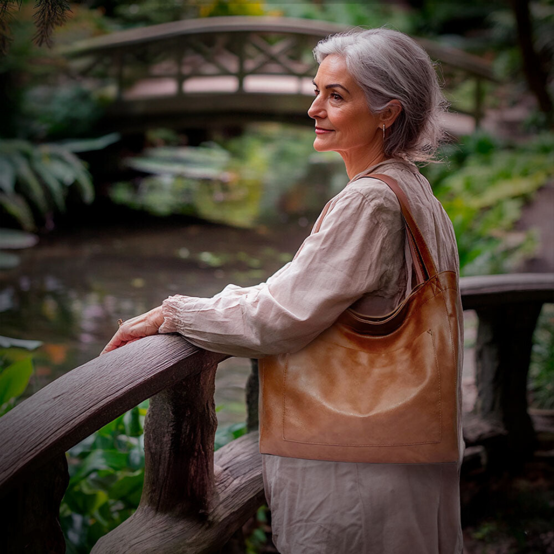 Maya | Sac à épaule doux grand et luxueux