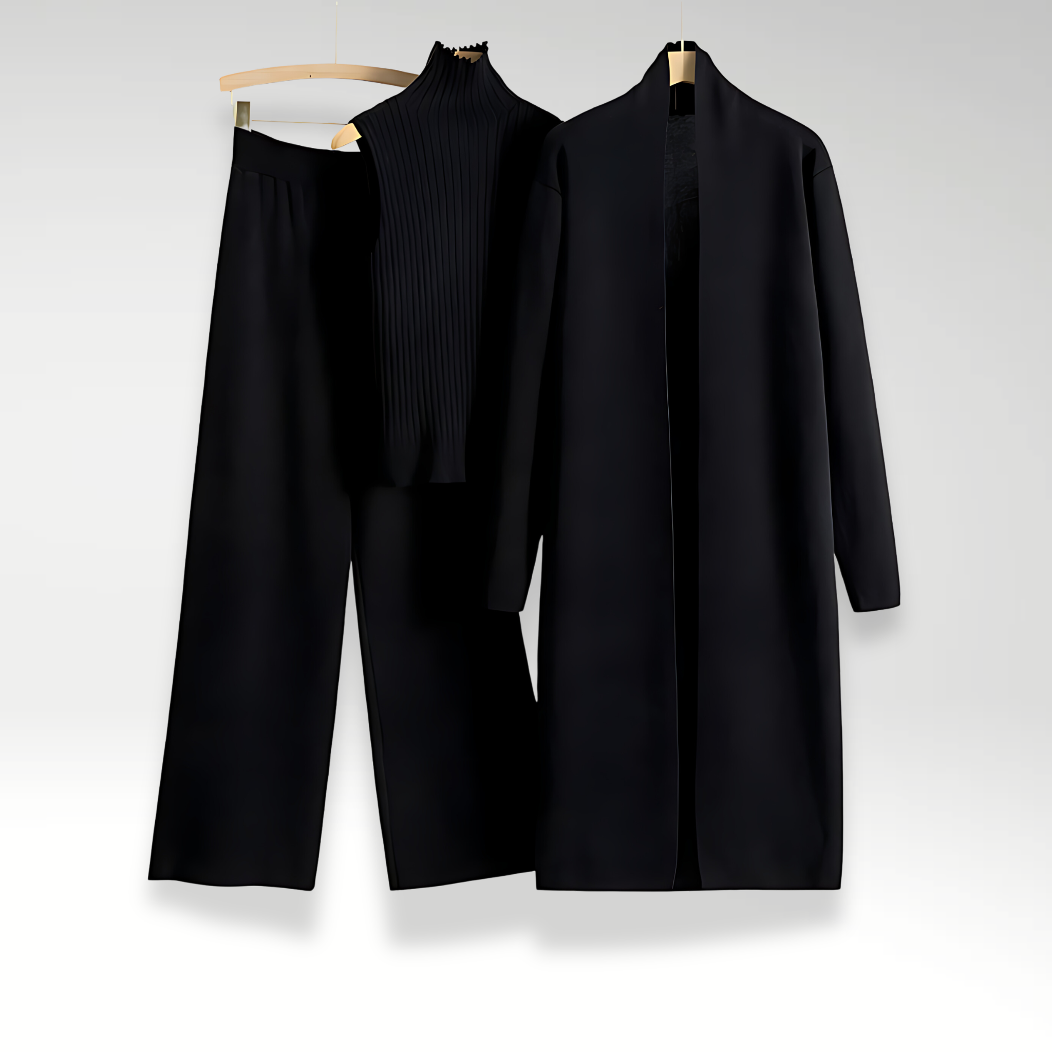 Vive Couture | Ensemble trois pièces en maille Luxe