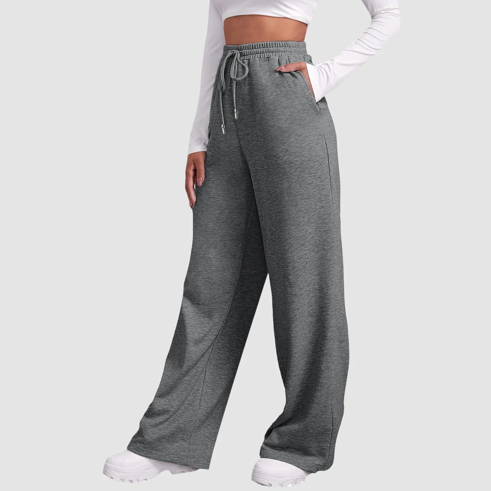 Vive Couture | Joggers à jambe large et coupe décontractée
