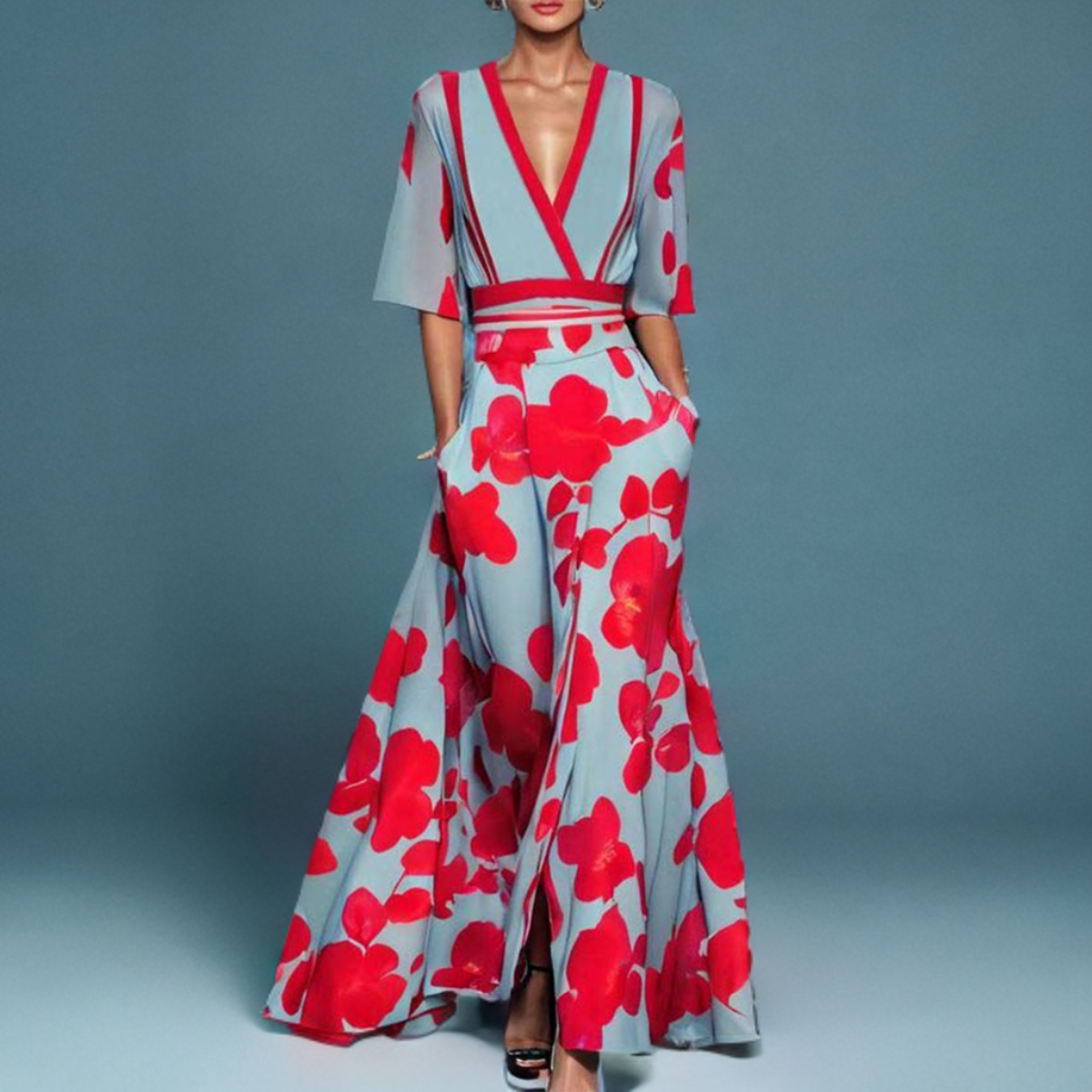 Aurélie™ | Robe Élégante à Manches Courtes
